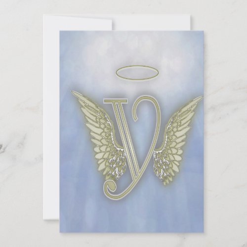 Angel Monogram Invitation