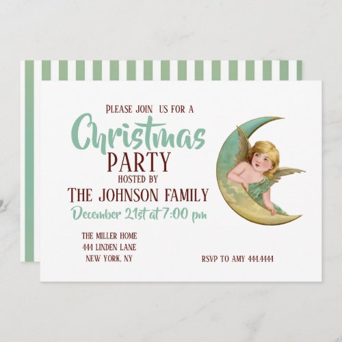 Angel Moon Painting          Invitation