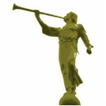 ANGEL MORONI CUTOUT<br><div class="desc">ANGEL MORONI with trumpet</div>
