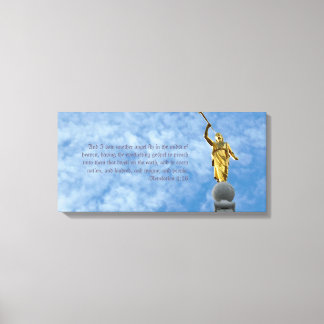 Angel Moroni on Salt Lake Temple Canvas Print