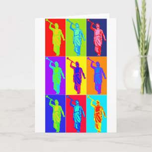Angel Moroni Pop Art Card