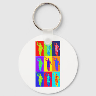 Angel Moroni Pop Art Keychain