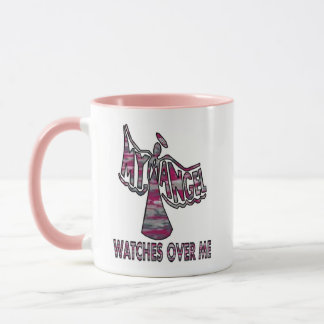 Angel mug pink camouflage