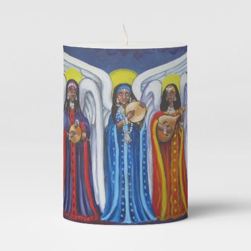 Angel Music Trio Candle