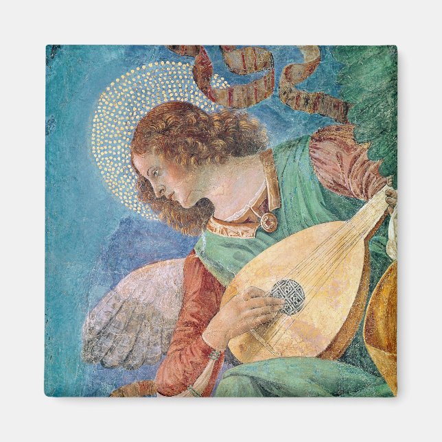 Angel Musician Magnet (Front)