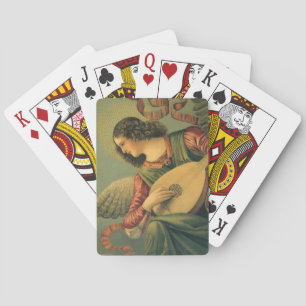 Angel Musician, Melozzo da Forli, Renaissance Art Poker Cards