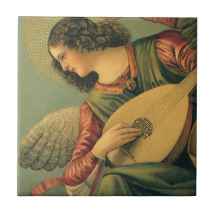 Angel Musician, Melozzo da Forli, Renaissance Art Tile