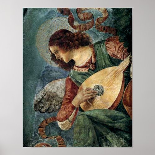 Angel Musician Poster