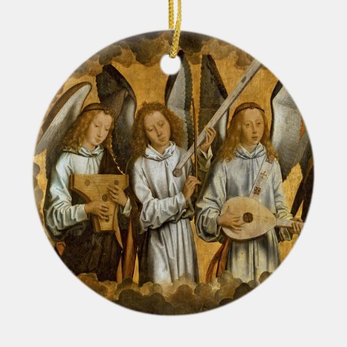 Angel Musicians c1480 Ceramic Ornament