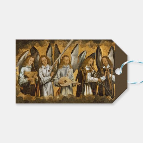Angel Musicians c1480 Gift Tags