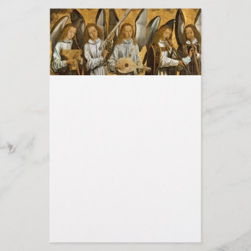 Angel Musicians c1480 Stationery