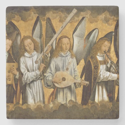 Angel Musicians c1480 Stone Coaster