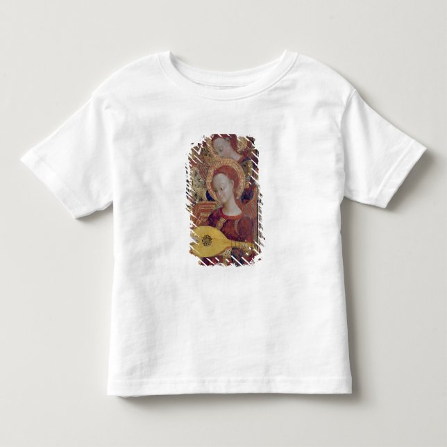 Angel musicians from painting of Virgin and Child Toddler T-shirt (Front)