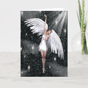 Angel Note Card Blank on Inside