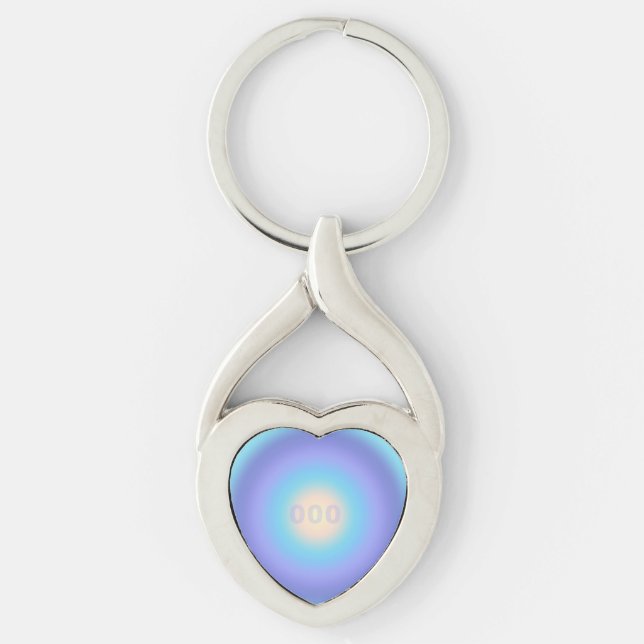 Angel Number 000 - Infinite Growth & Fresh Start  Keychain (Front)