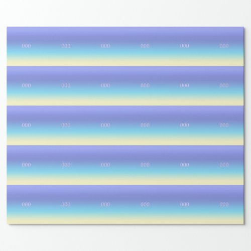 Angel Number 000 _ New Opportunities Gradient   Wrapping Paper