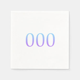 Angel Number 000 - Oneness Napkins