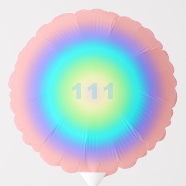 Angel Number 111 - Manifestation   Balloon (Front)