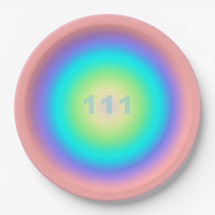 Angel Number 111 - Manifestation Paper Plates