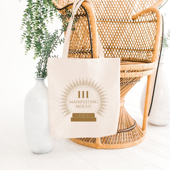 Angel Number 111 Manifesting Mogul Tote Bag (Angel Number 111 Manifesting Mogul Tote Bag for the Spiritual Baddie.)