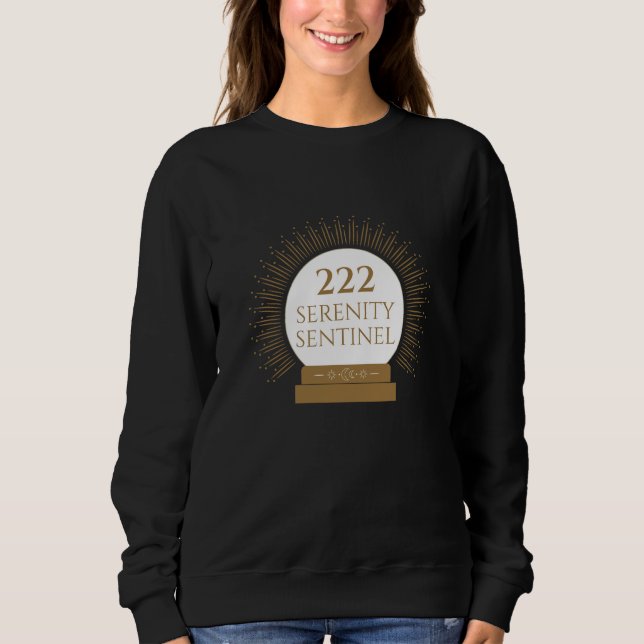 Angel Number 222- Serenity Sentinel Sweatshirt (Front)