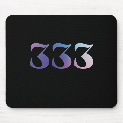 Angel Number 333  Mouse Pad