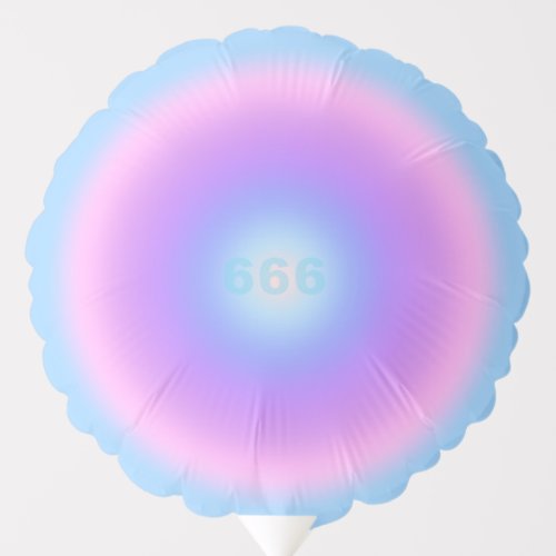 Angel Number 666 Reflect _ Angel Numbers Gradient  Balloon