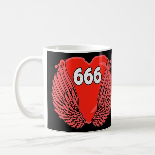 Angel Number 666 Sacred Geometry Spiritual Awakeni Coffee Mug