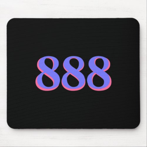 Angel Number 888 4  Mouse Pad