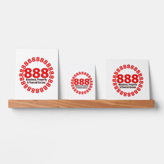 Angel Number 888 - Abundance Art Picture Ledge