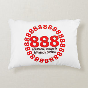 Angel Number 888 – Abundance & Harmony Accent Pillow