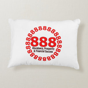 Angel Number 888 – Abundance & Harmony Accent Pillow