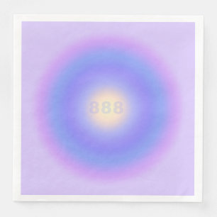 Angel Number 888 Balance - Angel Numbers Gradient  Paper Dinner Napkins