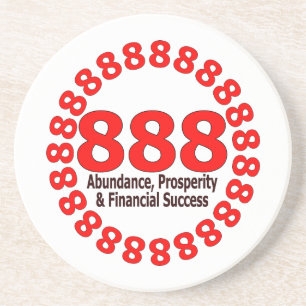 Angel Number 888 – Prosperity & Abundance Coaster