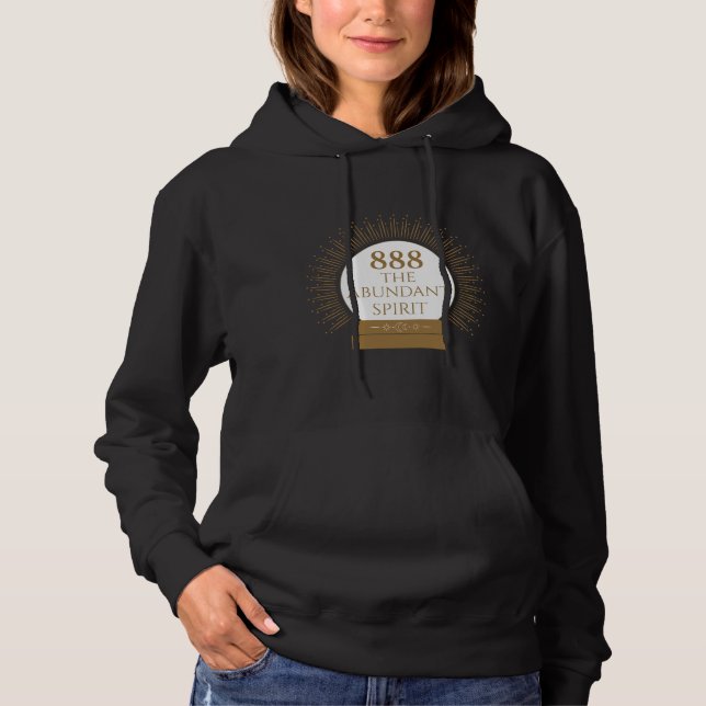 Angel Number 888 The Abundant Spirit Hoodie (Front)