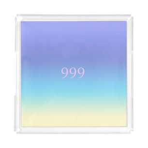Angel Number 999 Acrylic Tray