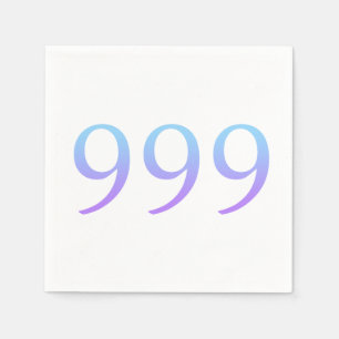 Angel Number 999   Napkins