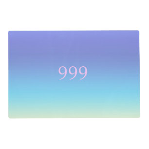 Angel Number 999 Placemat