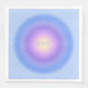 Angel Number 999 Release - Angel Numbers Gradient Paper Dinner Napkins