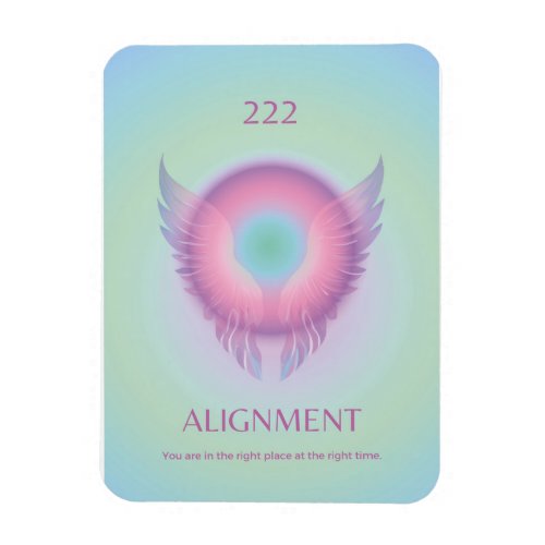 Angel Number Aura Magnet 222 Alignment