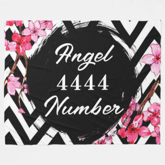 Angel Numberr "4444"  Fleece Blanket