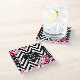 Angel Numberr "4444" Glass Coaster