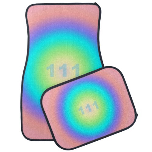 Angel Numbers 111 _ Manifestation Car Floor Mat