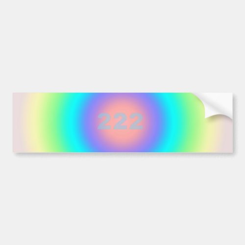 Angel Numbers 222 _ Balance and Harmony  Bumper Sticker