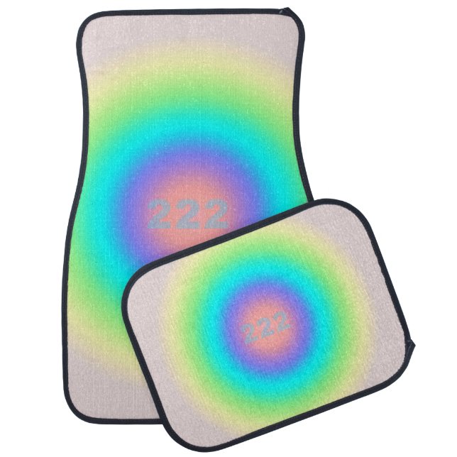 Angel Numbers 222 - Balance and Harmony Car Floor Mat (Set)