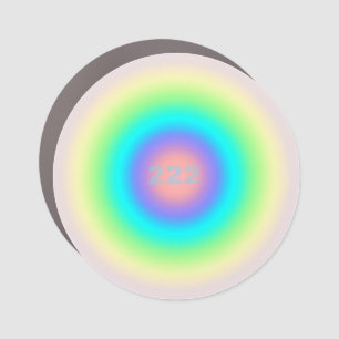 Angel Numbers 222 - Balance and Harmony  Car Magnet