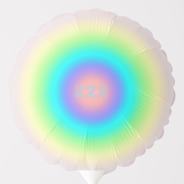 Angel Numbers 222 - Balance & Harmony    Balloon (Front)