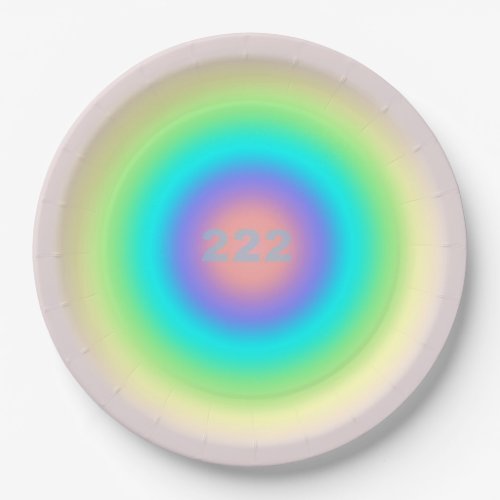 Angel Numbers 222 _ Balance  Harmony   Paper Plates