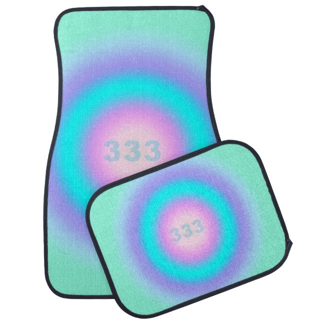 Angel Numbers 333 - Creativity & Action Car Floor Mat (Set)