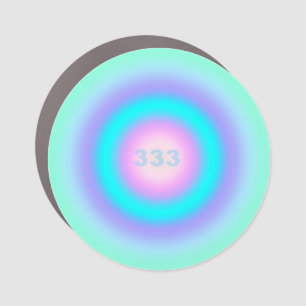 Angel Numbers 333 - Creativity & Action  Car Magnet